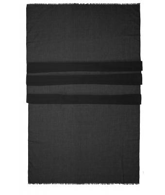 Unisexe Écharpe été (fine) Noir 8018