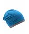 Unisexe Bonnet d'été mélange Turquoise-mélange/gris-foncé 8127