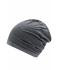 Unisex Heather Summer Beanie Black-melange/dark-grey 8127