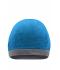 Unisex Heather Summer Beanie Turquoise-melange/donkergrijs 8127