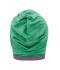 Unisex Heather Summer Beanie Groen-melange/donkergrijs 8127