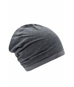 Unisex Heather Summer Beanie Black-melange/dark-grey 8127
