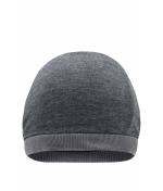 Unisex Heather Summer Beanie Black-melange/dark-grey 8127