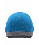 Unisex Heather Summer Beanie Turquoise-melange/dark-grey 8127