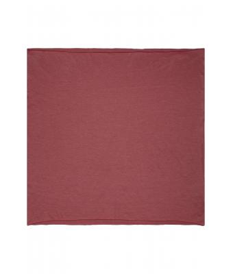 Unisex Heather Summer Loop-Scarf Wijnrood-melange 8128