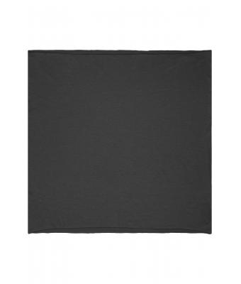 Unisex Heather Summer Loop-Scarf Zwart-melange 8128