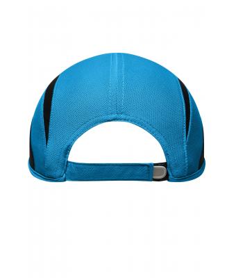 Unisex 3 Panel Sports Cap Atlantisch/zwart 8130