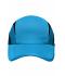 Unisex 3 Panel Sports Cap Atlantisch/zwart 8130