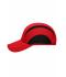 Unisex 3 Panel Sports Cap Tomaat/zwart 8130