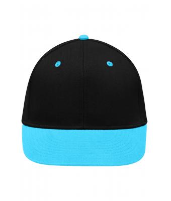 Unisex 6 Panel Pro Cap Black/pacific 8131