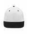 Unisex 6 Panel Pro Cap White/black 8131