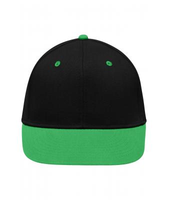 Unisex 6 Panel Pro Cap Black/ferngreen 8131