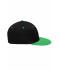 Unisex 6 Panel Pro Cap Zwart/varengroen 8131