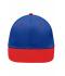 Unisex 6 Panel Pro Cap Royal/tomaat 8131