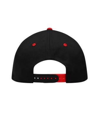 Unisex 6 Panel Pro Cap Black/tomato 8131