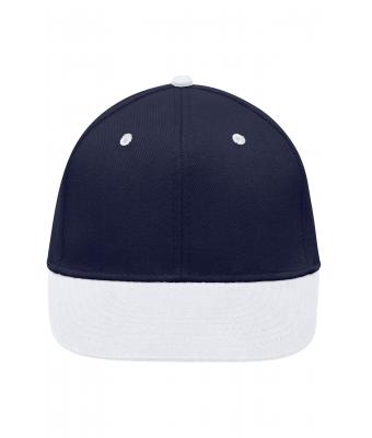 Unisex 6 Panel Pro Cap Navy/wit 8131
