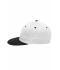 Unisex 6 Panel Pro Cap Wit/zwart 8131