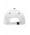 Unisex 6 Panel Pro Cap Wit/zwart 8131