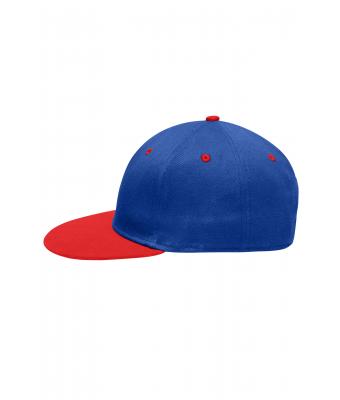 Unisexe Casquette Plate Drift 6 panneaux Royal/tomate 8131