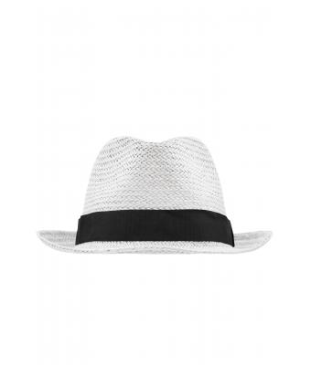 Unisexe Chapeau urbain Blanc/noir 8294