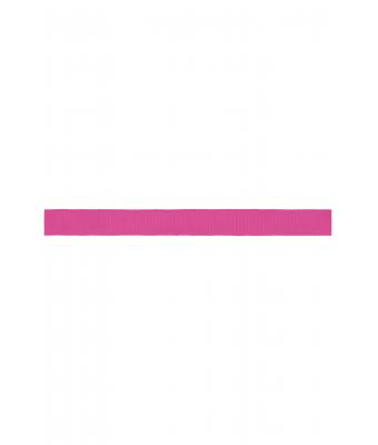 Unisexe Ruban de chapeau de promotion Rose-fluo 8351