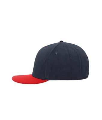 Unisex 6 Panel Pro Cap Style Navy/red 8359