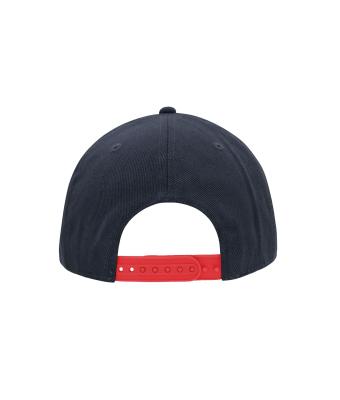 Unisex 6 Panel Pro Cap Style Navy/red 8359