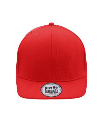 Unisex 6 Panel Pro Cap Style Red/red 8359