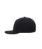 Unisex 6 Panel Pro Cap Style Zwart/zwart 8359