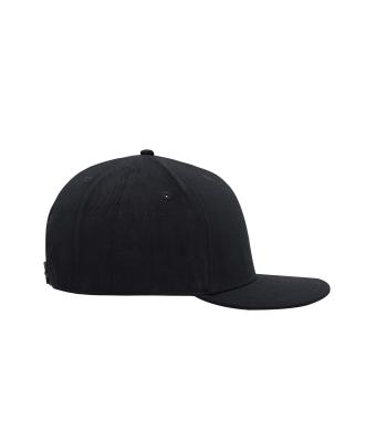 Unisex 6 Panel Pro Cap Style Zwart/zwart 8359