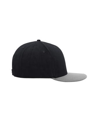 Unisex 6 Panel Pro Cap Style Zwart/grijs 8359