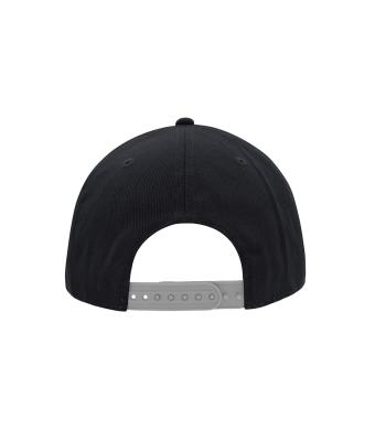 Unisex 6 Panel Pro Cap Style Zwart/grijs 8359