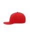 Unisexe Casquette Pro street style 6 panneaux Rouge/rouge 8359