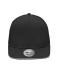 Unisexe Casquette filet Pro, 6 panneaux Noir/gris-clair 8360