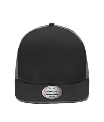 Unisexe Casquette filet Pro, 6 panneaux Noir/charbon 8360