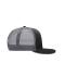 Unisex Pro Cap Mesh 6 Panel Black/charcoal 8360