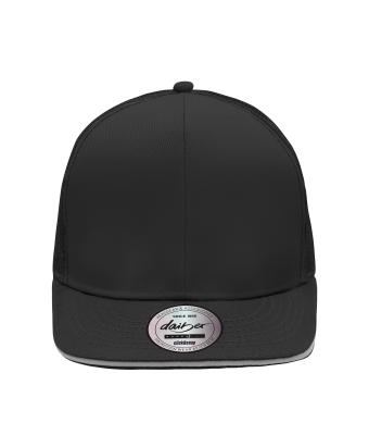 Unisex Pro Cap Mesh 6 Panel Black/light-grey 8360