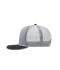 Unisex Pro Cap Mesh 6 Panel Light-grey/black 8360
