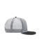 Unisex Pro Cap Mesh 6 Panel Light-grey/black 8360