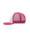 Unisex Pro Cap Mesh 6 Panel White/magenta 8360