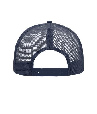 Unisex Pro Cap Mesh 6 Panel Navy/wit 8360