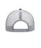Unisex Pro Cap Mesh 6 Panel Lichtgrijs/zwart 8360
