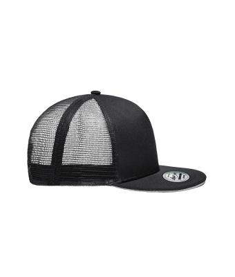 Unisex Pro Cap Mesh 5 Panel Black/light-grey 8361