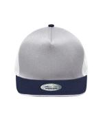 Unisex Pro Cap Mesh 5 Panel Light-grey/navy 8361