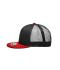 Unisex Pro Cap Mesh 5 Panel Black/red 8361