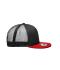 Unisex Pro Cap Mesh 5 Panel Black/red 8361