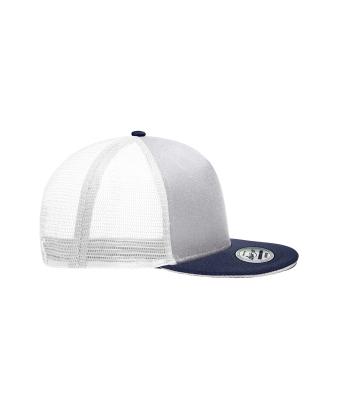 Unisex Pro Cap Mesh 5 Panel Light-grey/navy 8361