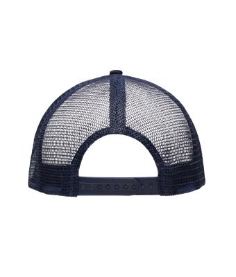 Unisex Pro Cap Mesh 5 Panel Navy/white 8361