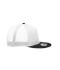 Unisex Pro Cap Mesh 5 Panel Wit/zwart 8361