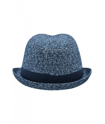 Unisex Melange Hat Navy-melange 8460